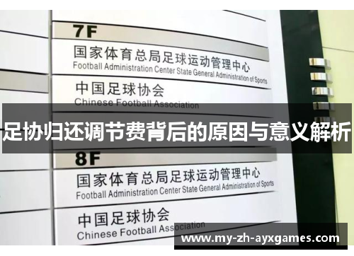 足协归还调节费背后的原因与意义解析